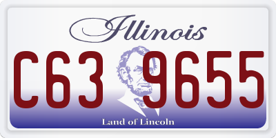 IL license plate C639655