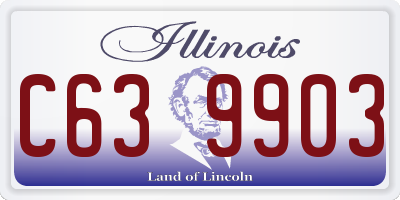 IL license plate C639903
