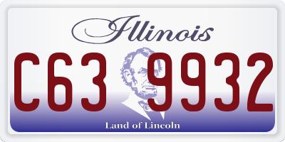 IL license plate C639932