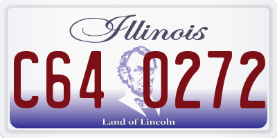 IL license plate C640272