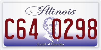 IL license plate C640298