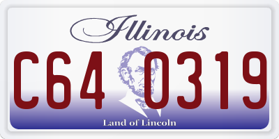 IL license plate C640319