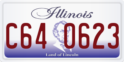IL license plate C640623