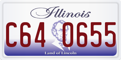 IL license plate C640655