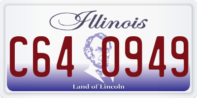 IL license plate C640949