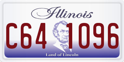 IL license plate C641096