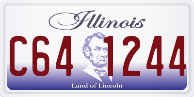 IL license plate C641244