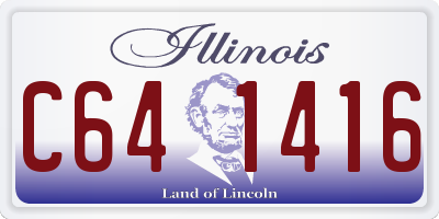 IL license plate C641416