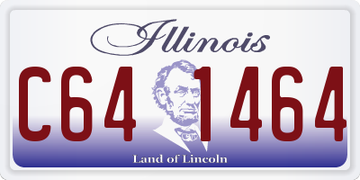 IL license plate C641464