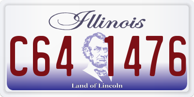 IL license plate C641476