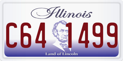 IL license plate C641499