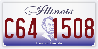IL license plate C641508