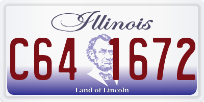 IL license plate C641672