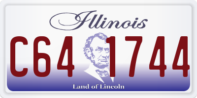 IL license plate C641744
