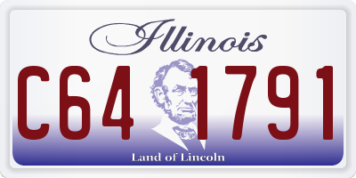 IL license plate C641791