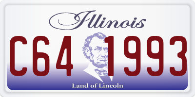 IL license plate C641993