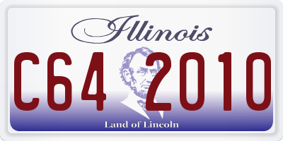 IL license plate C642010