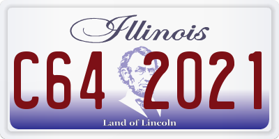 IL license plate C642021