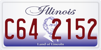 IL license plate C642152