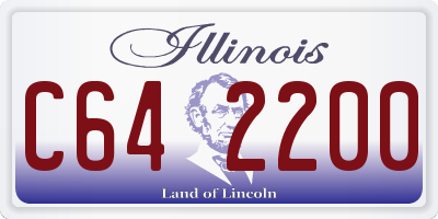 IL license plate C642200