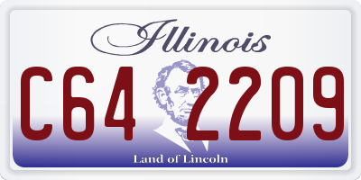 IL license plate C642209