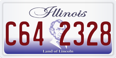 IL license plate C642328