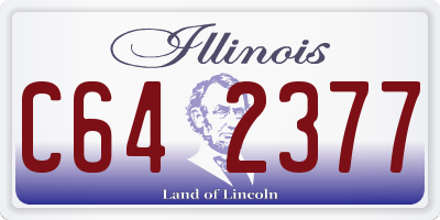 IL license plate C642377