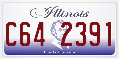 IL license plate C642391