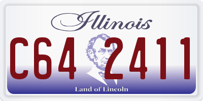 IL license plate C642411
