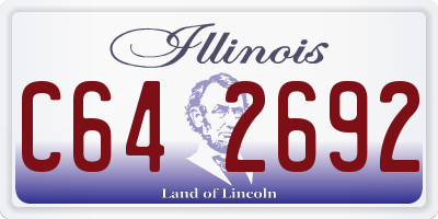 IL license plate C642692