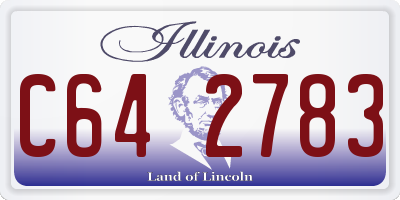 IL license plate C642783