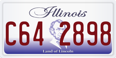 IL license plate C642898