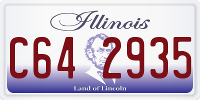 IL license plate C642935