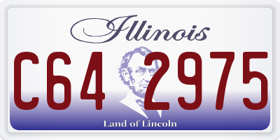 IL license plate C642975