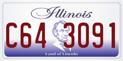 IL license plate C643091