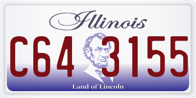 IL license plate C643155
