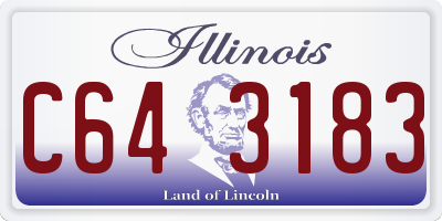 IL license plate C643183