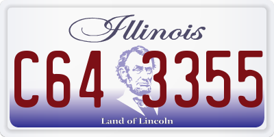 IL license plate C643355