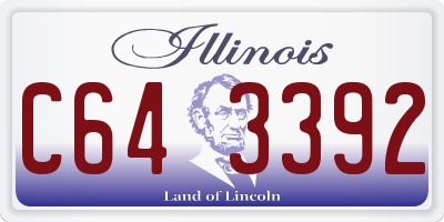 IL license plate C643392