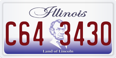 IL license plate C643430