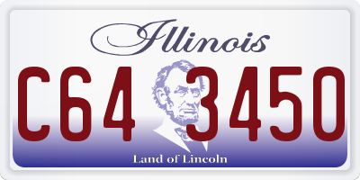 IL license plate C643450
