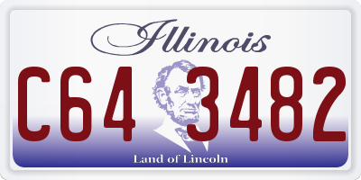 IL license plate C643482