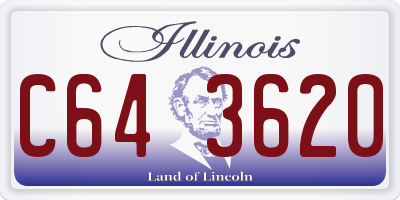 IL license plate C643620