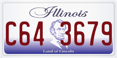 IL license plate C643679