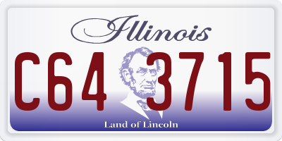 IL license plate C643715