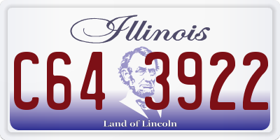 IL license plate C643922