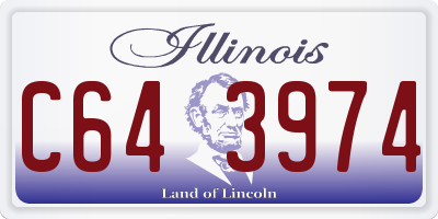IL license plate C643974