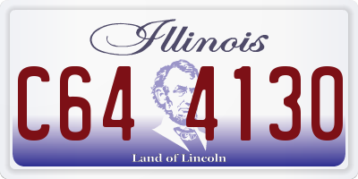 IL license plate C644130