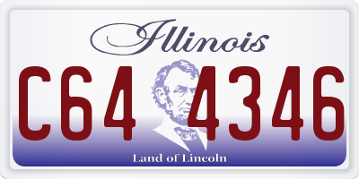 IL license plate C644346