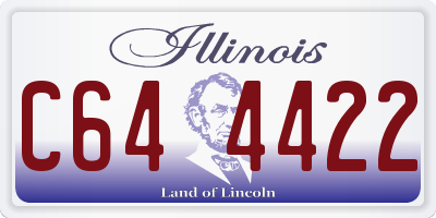 IL license plate C644422